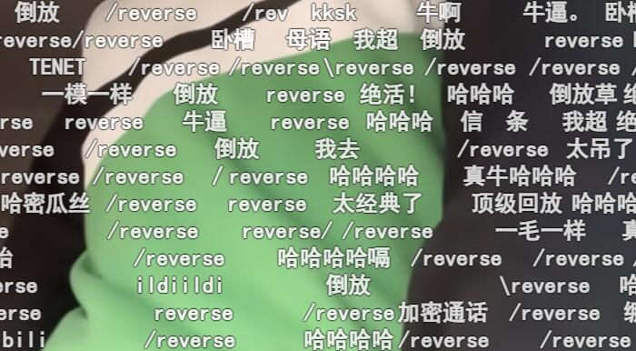 /reverse 弹幕在假装执行倒放指令