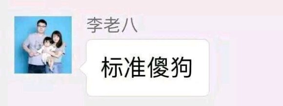 标准傻狗 出自李赣标准傻狗表情包