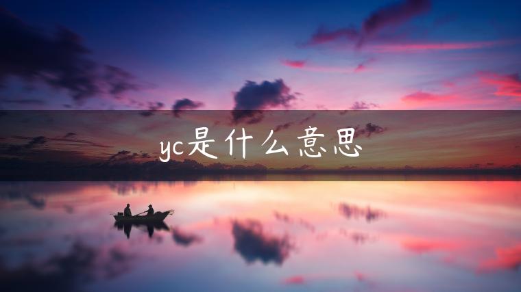 yc是什么意思