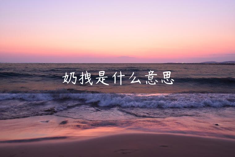 奶拽是什么意思