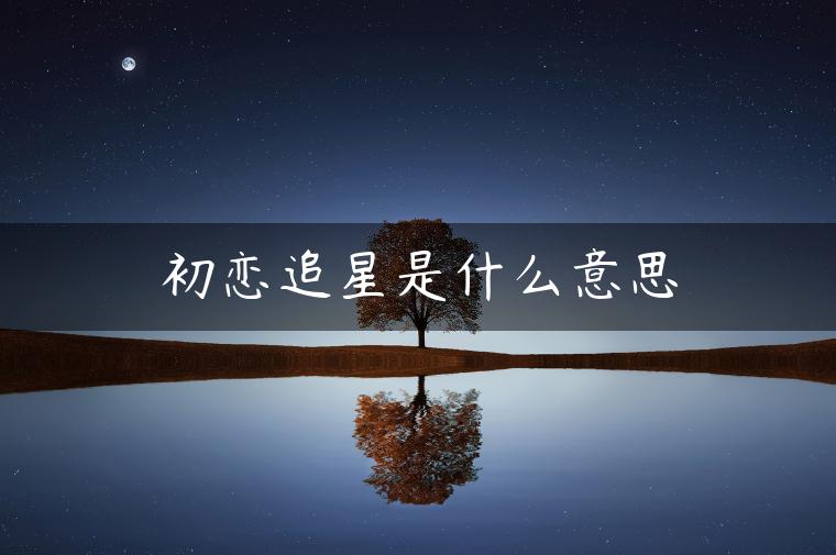 初恋追星是什么意思