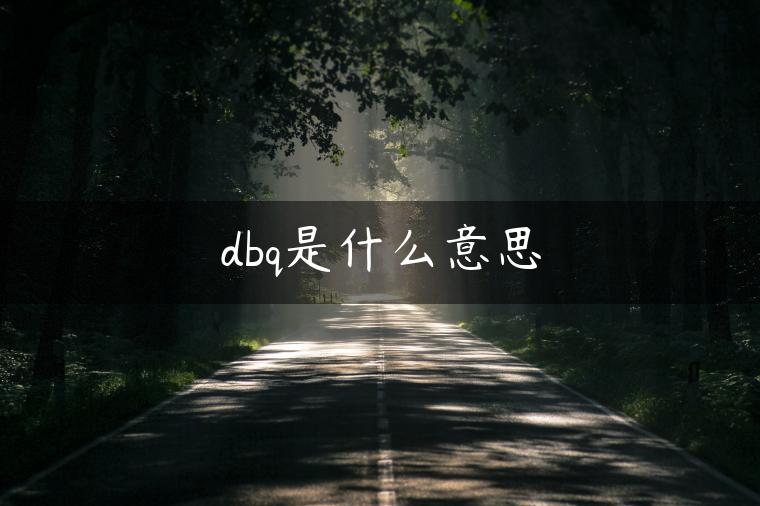 dbq是什么意思