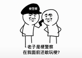 梗警察是什么意思